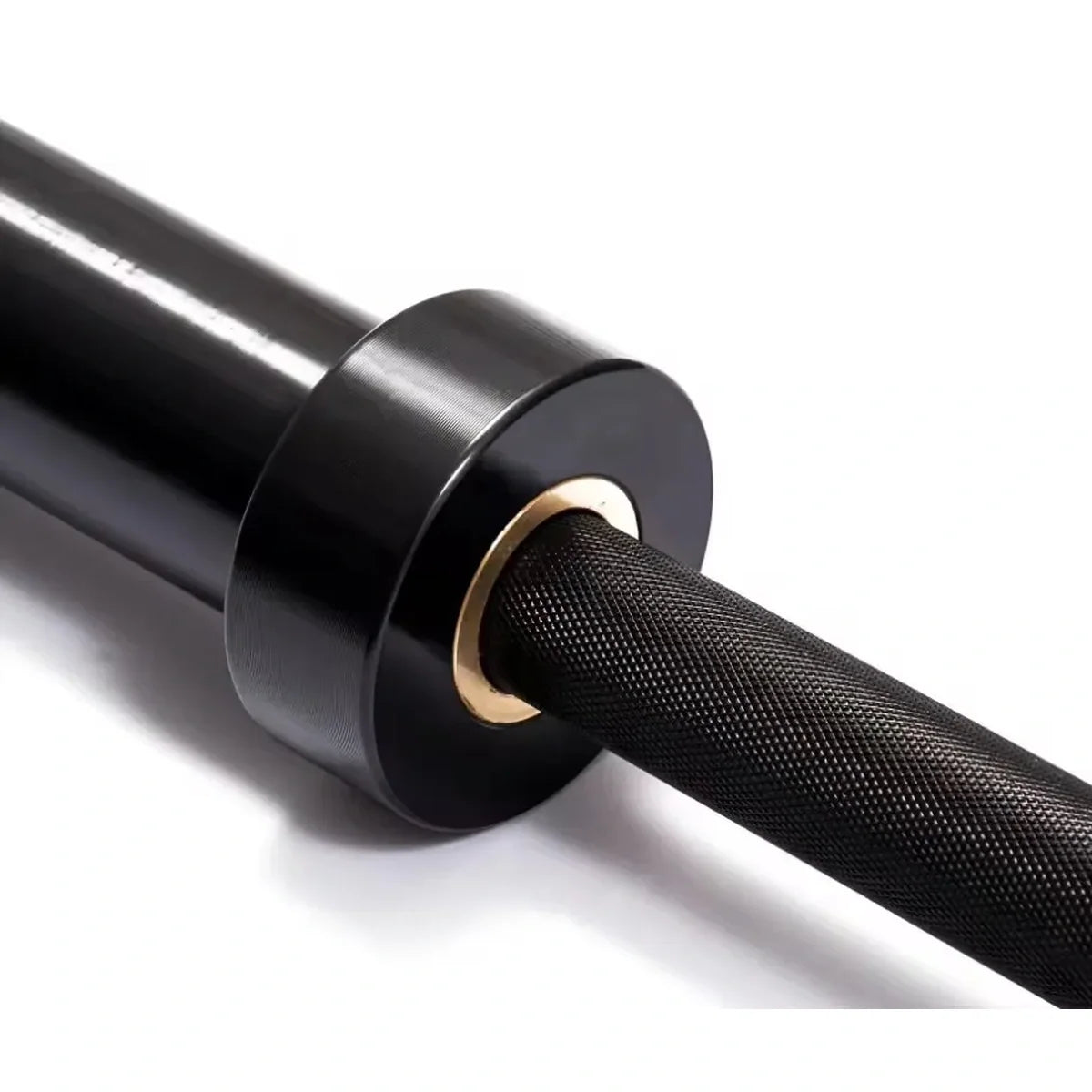 6ft 15kg All Black Olympic Barbell - BlackBear Fitness